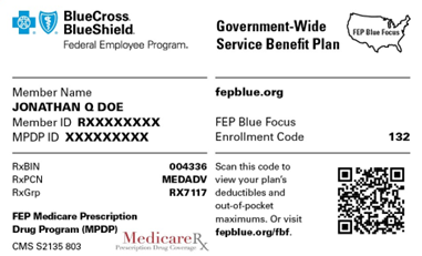 FEP Blue Focus Member ID Card - Mass Reissue. | Blue Cross And Blue ...